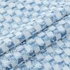 100x145cm Jacquard Denim Checkerboard TasselFabric Hand Wash DIY Bag Coat Clothing Designer Fabric Sewing Cotton Denim Fabric