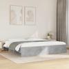 Bed Frame without Mattress Concrete Grey 180x200 cm Particleboard