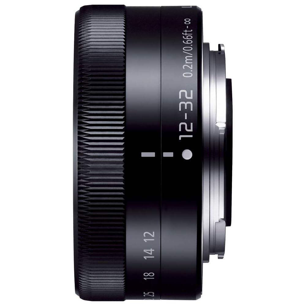 Panasonic LUMIX G VARIO 12-32mm/F3.5-5.6 ASPH./MEGA O.I.S. Standard Zoom Lens for Micro Four Thirds, Black H-FS12032-K