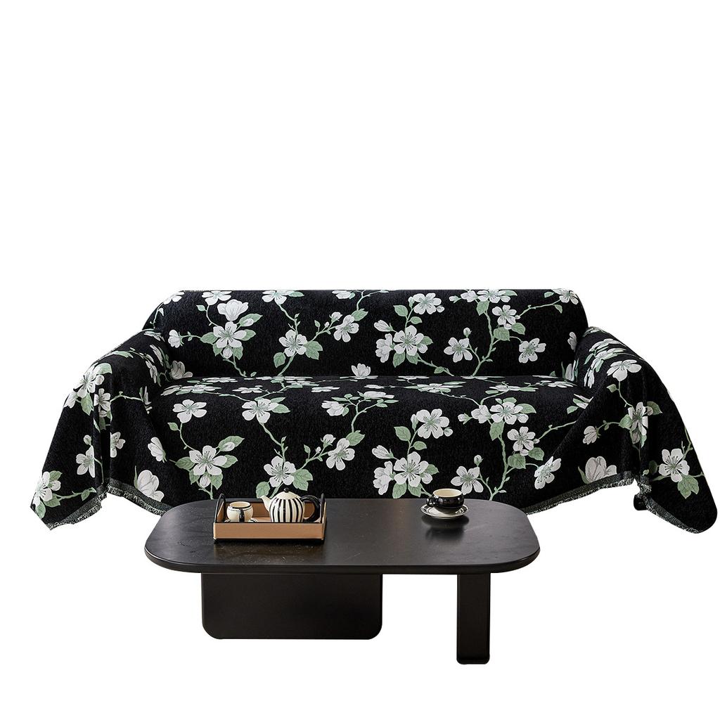 Pokrowiec na sofę z szenili Tkanina Pokrycie Wysokiej Jakości Cztery Pory Roku Uniwersalny Ręcznik na Sofę Odporny na Zadrapania Nieprzywierający Wełna Kompleksowy Pokrowiec na Sofę