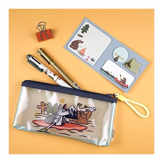 GreetingLife Multi-function Pen: 3-Color Ballpoint & Mechanical Pencil (Black, Blue, Red) - OKZ-30 Green, Refillable