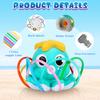 Non-Toxic Octopus Sprinkler Water Spray Outdoor Toy Backyard Garden Water Toys Summer Yard Cartoon Splash Sprinkler Baby Bath Toy For Kids