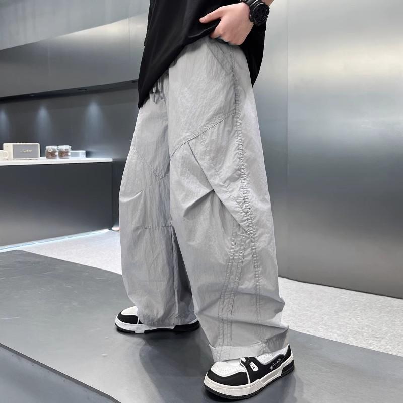 

Брюки для мальчиков летние тонкие противомоскитные брюки 2025 для больших детей повседневные в корейском стиле длинные брюки детские летние спортивные брюки 170 серый