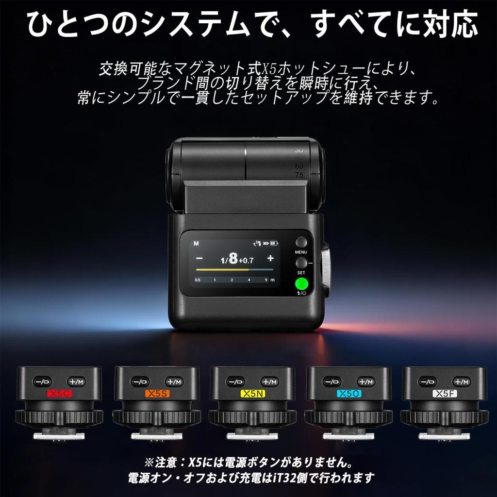 Godox iT32 Camera Flash with X5S Compatible with Sony Separate Trigger Supports and Lightweight at Just Approximately 510 Full Fast Compatible with
