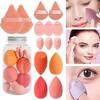 14Pcs Makeup Sponge Set Cosmetic Blender Beauty Egg Foundation Sponge Powder Puffs Mini Finger Puff Women Make Up Accessories