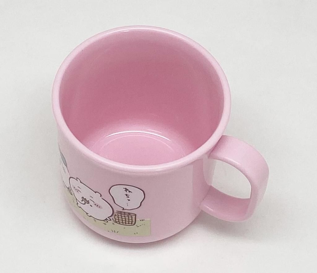 OSK Cup Microwave and Dishwasher with Made In Tumbler, Pink, 200ml, Chiikawa, Safe, Handle, Japan, C-1
