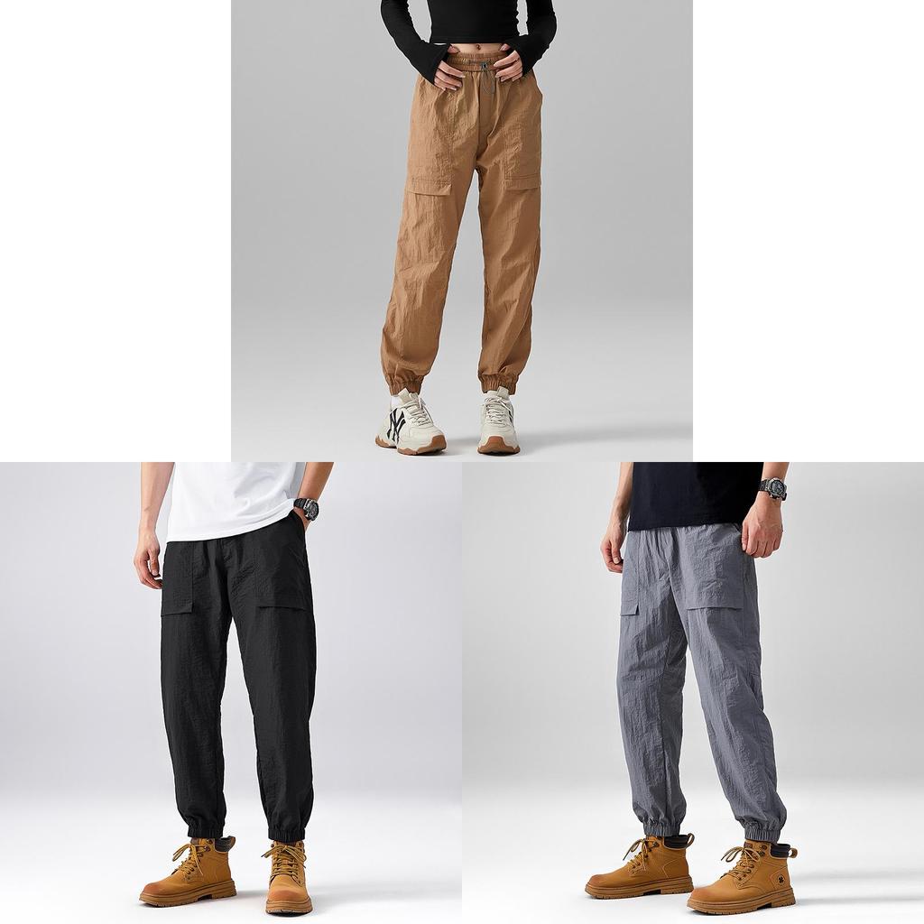 Men Summer Ultra Thin Breathable Uv Protection Sports Pants For Outdoor Activities