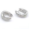 Balenciaga Mini Hoop Earrings Shiny Silver 656263 TZ99S 0926 [Item]