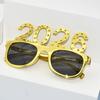 New Year Glasses Glitter Sunglasses Cosplay Prop Xmas Party Decoration Funny Glasses 2026 Number Eyeglasses Happy