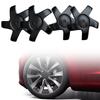 4PCS Black Wheel Hub Cover For Tesla For Model 3 2017 To 2024 Car Maintenance Wheel Hub Cap 1044234-00-A Car Accessories
