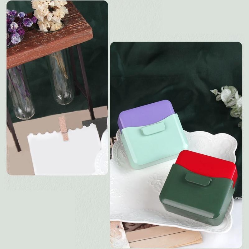 Travel Watercolor Paint Box With Palette Paint Brush Washer 12 Well Folding Paint Palette Box For Artist Student