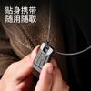 Titanium Survival Whistle EDC Tool Double Tube High Decibel Outdoor Emergency Signal Camping Hiking