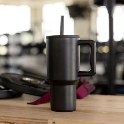 40oz 4th Generation Insulated Tumbler with Handle and Straws Lid Stainless Steel Coffee Tumbler Mug Vacuum Cup Keep Ice and Cold