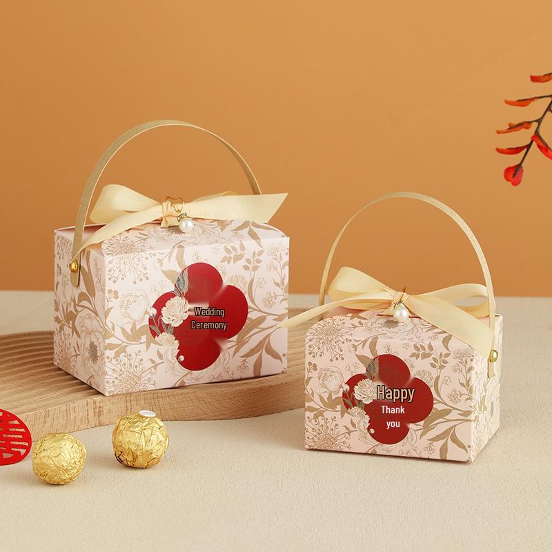 Elegant 2026 Wedding Candy Gift Box - High-End Paper Favor Boxes