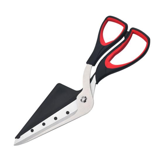 Yousheng Pizza Scissors, Non-Stick Pizza Scissors with Firm Grip Base, Food Grade Stainless Steel Pizza Cutter, Multifunctional Food Slicer & Pizza