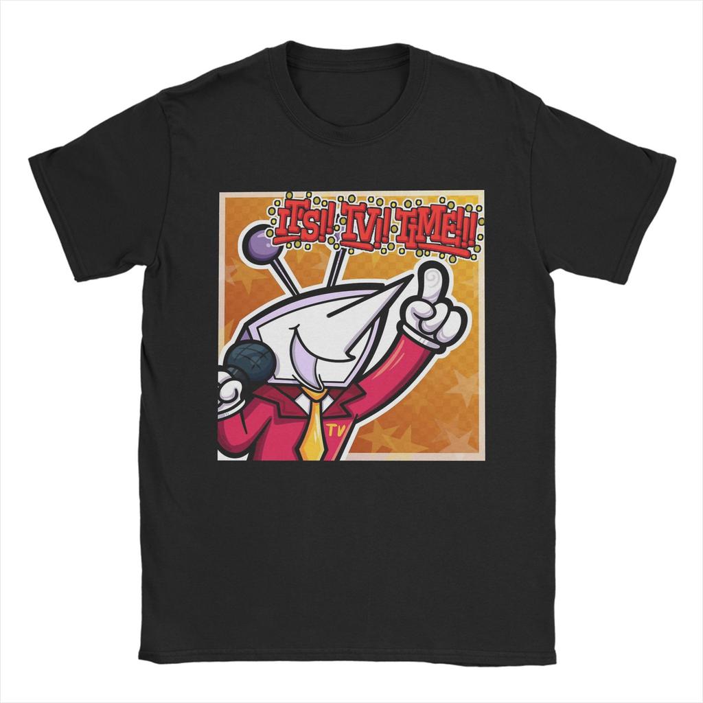 Men Deltarune Tenna It's TV Time T Shirt Cotton Clothes Novelty Short Sleeve O Neck Tee Shirt Printed T-Shirts
