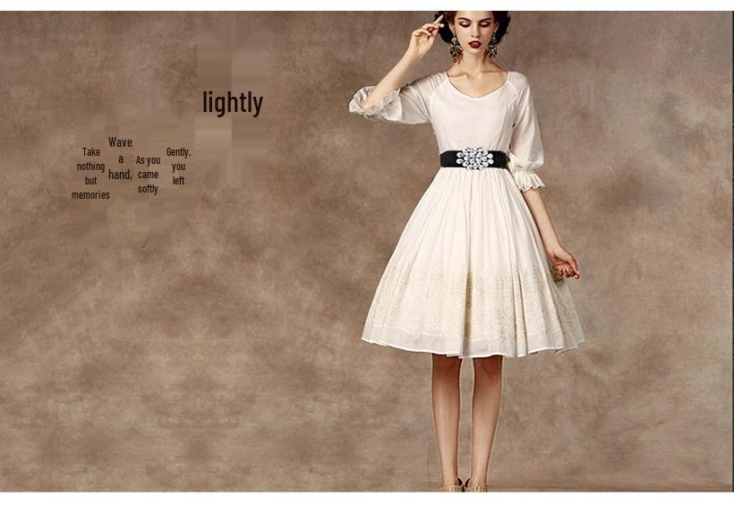 Autumn Winter Women's Rhinestone Elastic Waist Leather Belt with Skirt Decoration and Down Jacket Waistband.