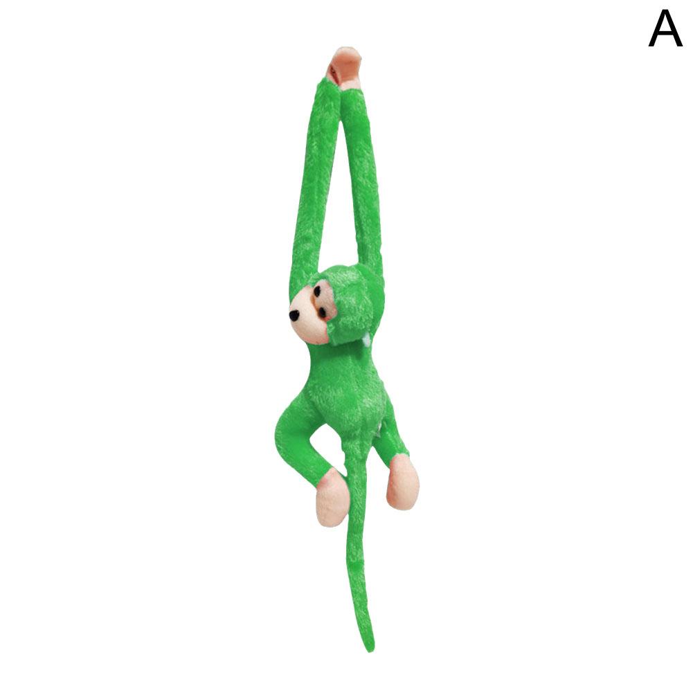 Colorful Long-Armed Monkey Photography Accessories Electric Crashproof Padded Monkey Doll Hanging Cur Colorful Monkey Toys