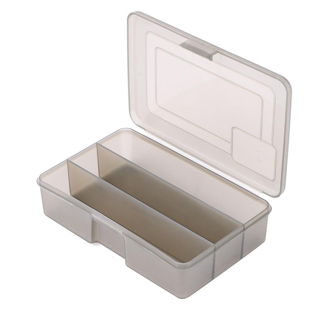 

3 Grids Lures Storage Box Fishing Tackle Container Spoon Hook Bait Tackle Case