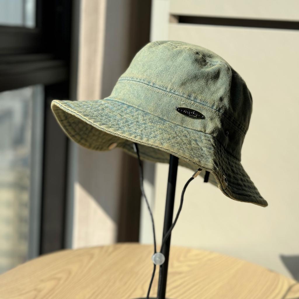 High-quality Washable Sun Hat for Men, Japanese-style Denim Fisherman Hat for Women, Outdoor Camping and Hiking Hat, Summer Sun Protection Hat,
