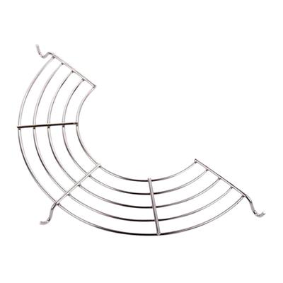 24/26/28/30cm Stainless Steel Oil Semi-circular Frying Pan Shelf Drain Rack