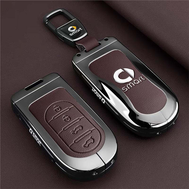 Compatible Mercedes Smart 5th Gen Key Case for 24/25 Models – Car Shell Buckle Pouch