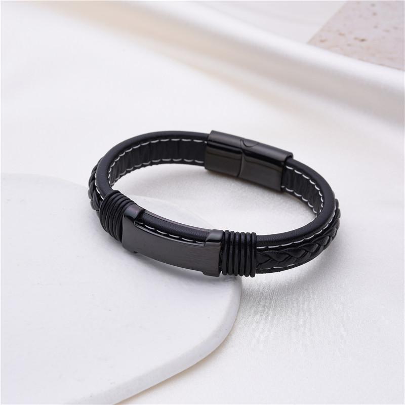 

Розпродаж ретро повсякденний жіночий шарм титанової сталі хіп-хоп браслети корейський стиль браслет чоловічий браслет модні прикраси 21cm