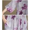 DIMANAF New 2026 Summer Beach Women Dress Plus Size Vintage Lady Long Dress Loose Oversize Maxi Floral Print Cotton