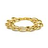 Bracelet - LUXENTER - Shinthi - 18-karat Yellow Gold - Brilliant Cubic Zirconia - Length 18 Cm