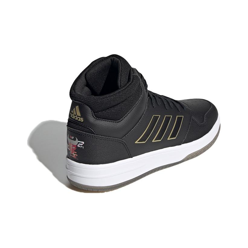 adidas Neo Gametalker Cuir Synthétique Décontracté Polyvalent Absorption des Chocs Antidérapant Résistant à l'Usure Mi-Haut Chaussures de Basket Rétro Homme Baskets FZ3677