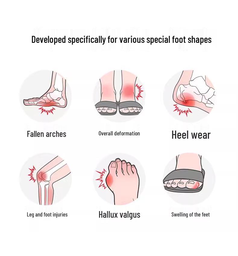 Dámská diabetická obuv nadměrné velikosti pro seniory s otoky, vbočeným palcem a širokými chodidly