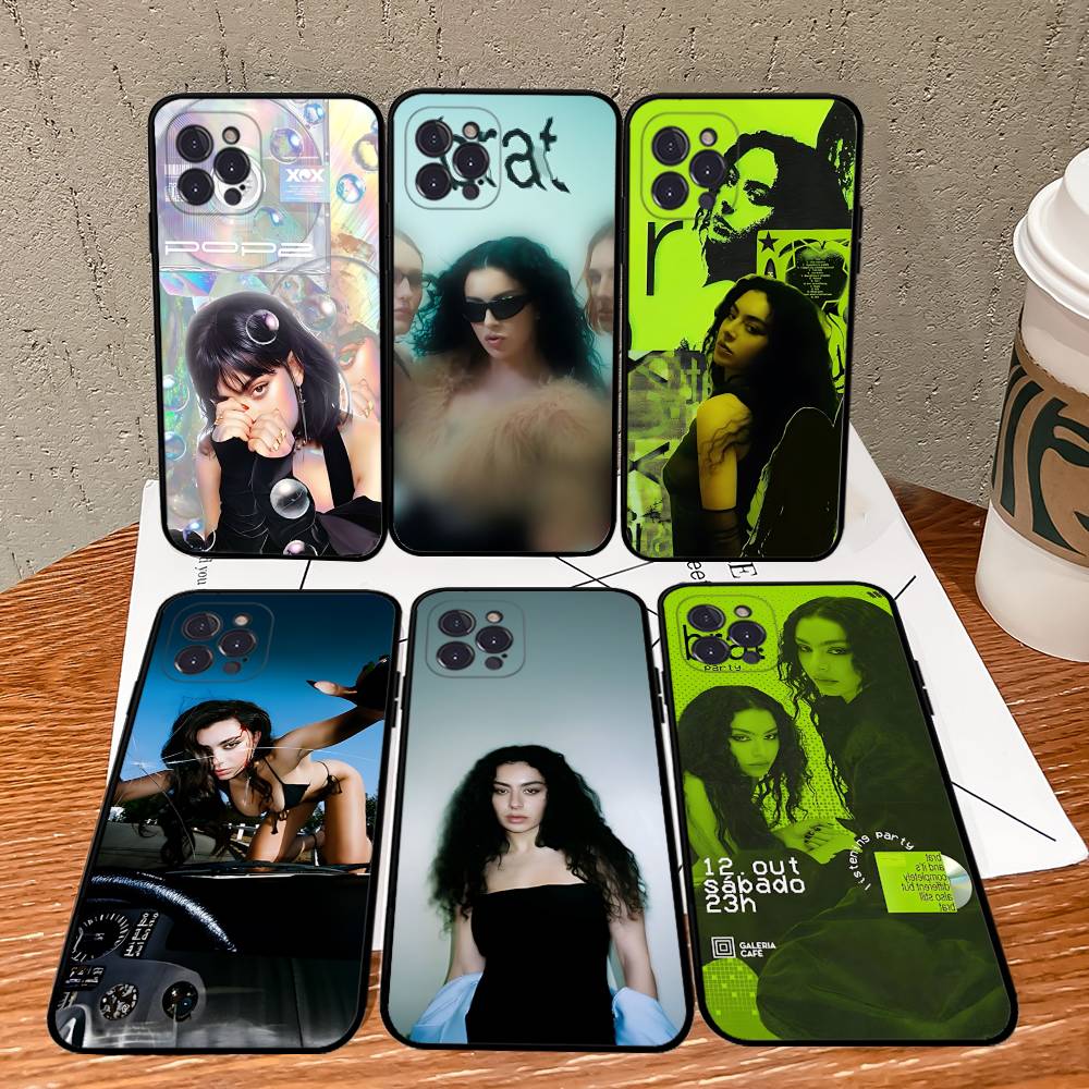 British Pop C-CharliS-XCX Singer For Iphone 17 16 15 14 11 12 13 Pro Max Plus Case Cute Art Phone Cover