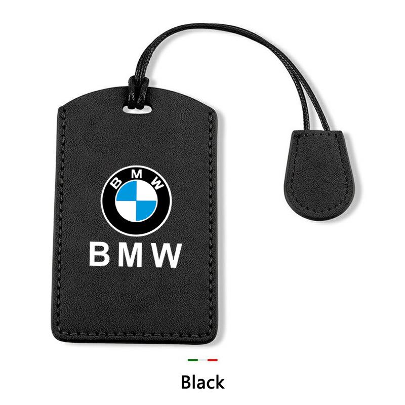 Suede Leather Car Smart NFC Card Key Case Cover Shell For BMW 1 3 5 7 Series X1 X3 X5 X6 X7 535le Protector Keychain Accessories