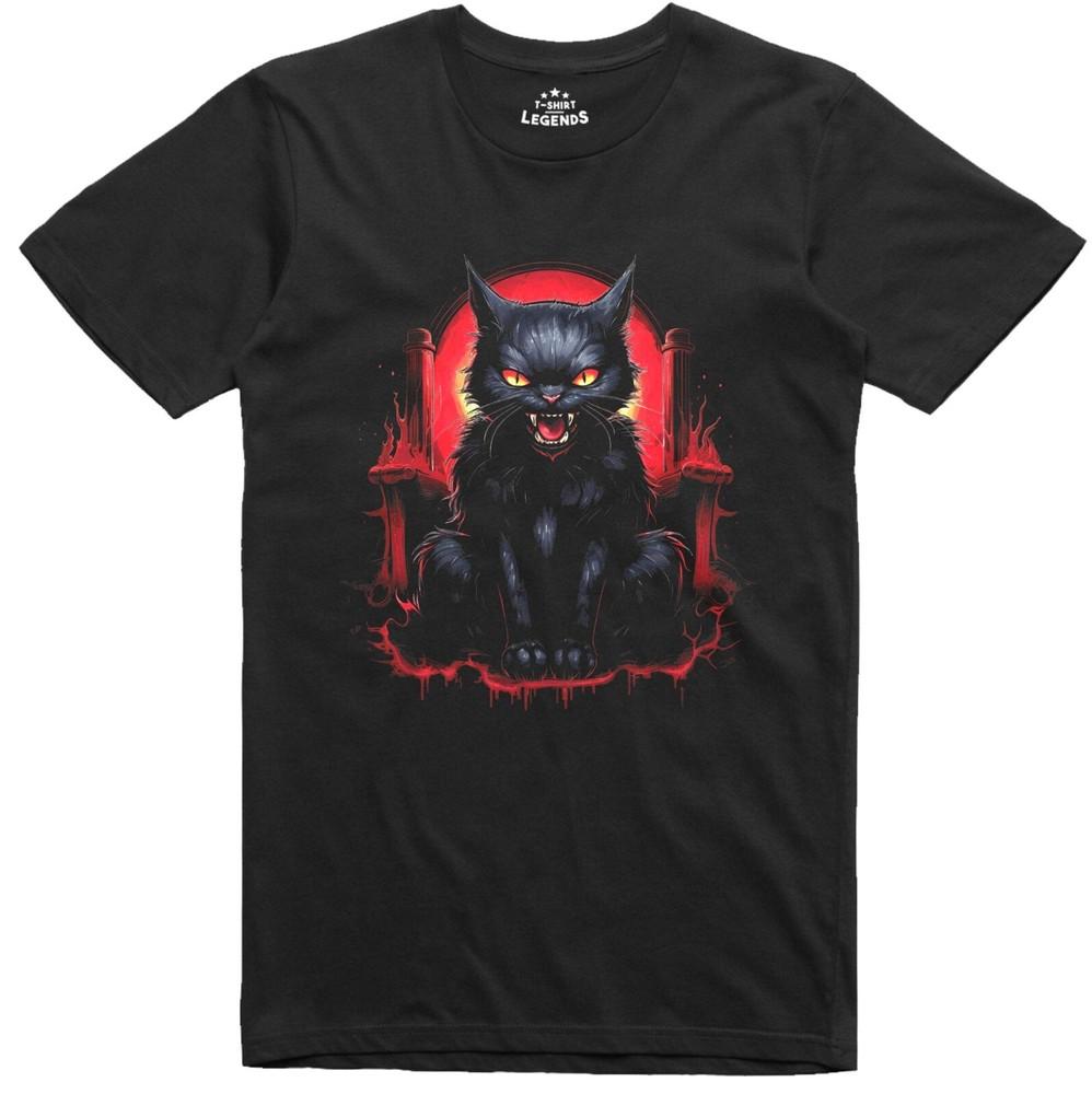 

T-Shirt Halloween Hellcat Gothique Costume Regular Fit Tee L