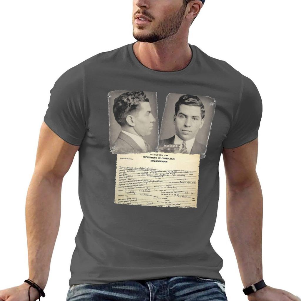 Lucky Luciano Wrap Sheet TShirt t shirt custom print t shirts for man graphic funny TShirt