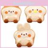 Cute Cartoon Biscuit Bear Plush Toy Cushion Pillow For Kids Fun And Fluffy Gift For Birthdays