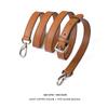 Adjustable Genuine Leather Crossbody Bag Strap - Thin Plain Weave for Women