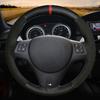 Ized Car Steering Wheel Cover Black Suede Steering Wheel Braid For BMW M Sport M3 E90 E91 E92 E93 E87 E81 E82 E88 X1 E84