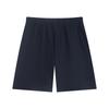 NH01 Herren Sportshorts, Elastischer Bund, Lässige Fitnessshorts, Schwarze Baumwolle Trainings- & Streetwear-Hose