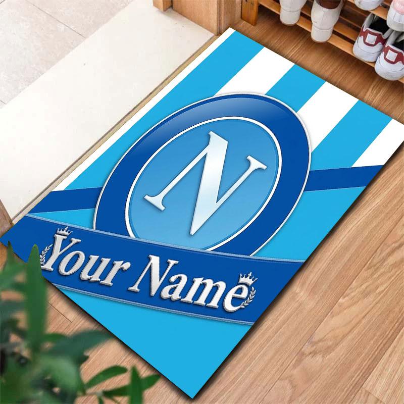 SSC Napoli Custom Name Carpet Rug for Living Room Bedroom Home Sofa Decoration,Kids Play Non-slip Floor Mat