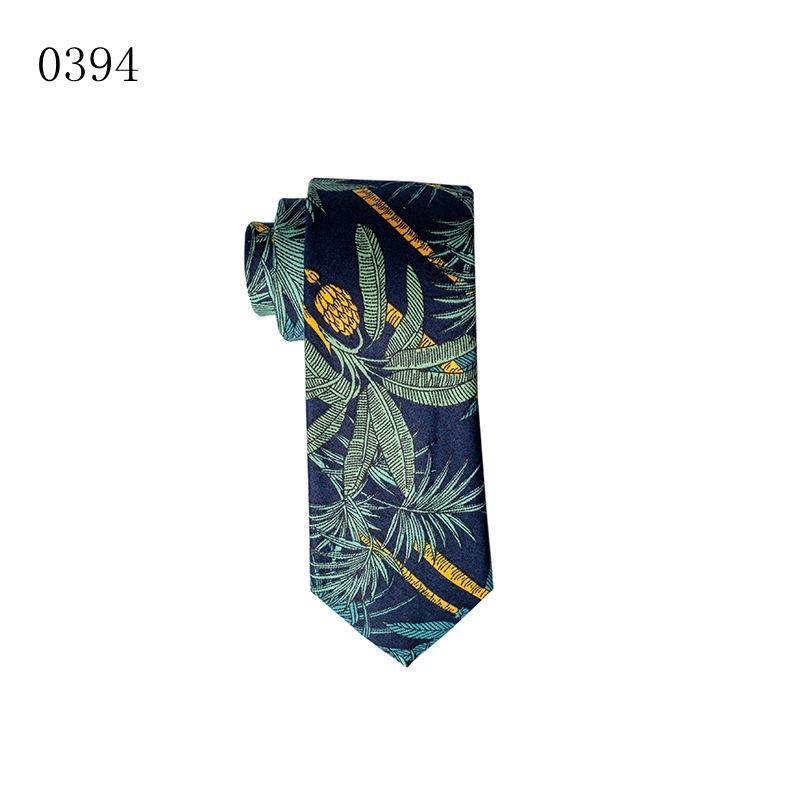 Printed Wedding Men'S Tie Casual Floral Cotton Tie Men'S Tie