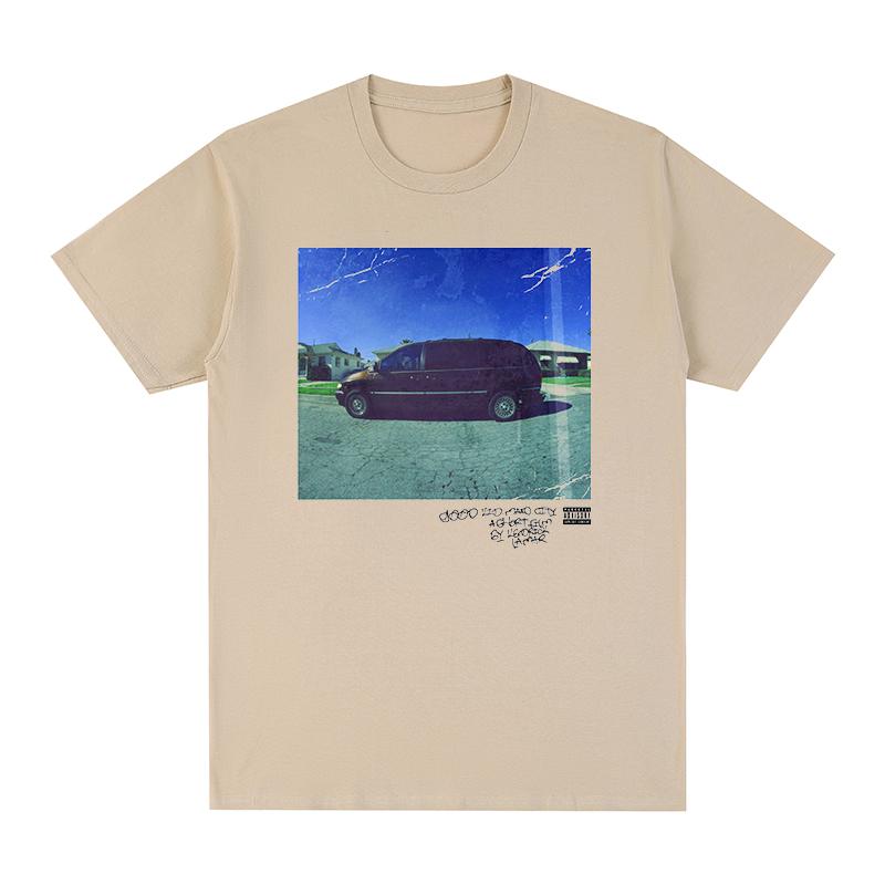 Kendrick Lamar Raper Koszulka Vintage DAMN Hip Hop Y2k Ubrania Bawełna Męska Koszulka Nowa Koszulka T-shirt Damskie Topy