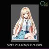 HD Anime Haimeng Big Miss Sexy Personality Car Sticker Creative Reflective Waterproof Motorcycle Car Decorative Sticker