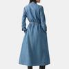 Levis Comfortable Versatile Pointed Collar Solid Color Long Sleeve Dress Women Dresses 004H3-0000
