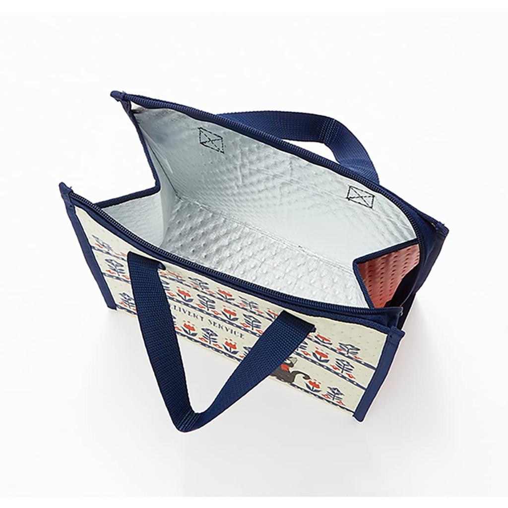 Skater Lunch X Studio Ghibli Delivery Modern Bag, Non-Woven Fabric, Insulated, 26.5 27cm, "Kiki's Service" Design, FBC1-A