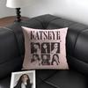 KKatseye Star Cushion Cover Natural Linen Organic Fabric DoubleSided Printing Sofa Home Decor Gift Pillow Case