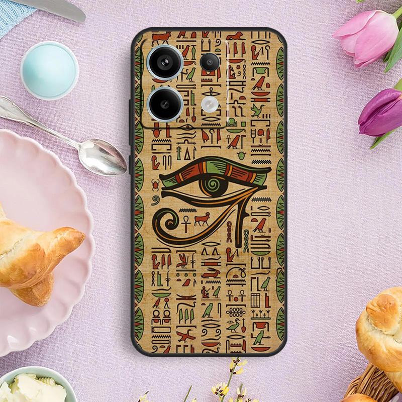 Eye of Horus Egypt Case For Xiaomi Redmi Note 13 Pro Note 12 11 9 10 Pro 10S 11S 12S Redmi 13C 10C 12C Cover