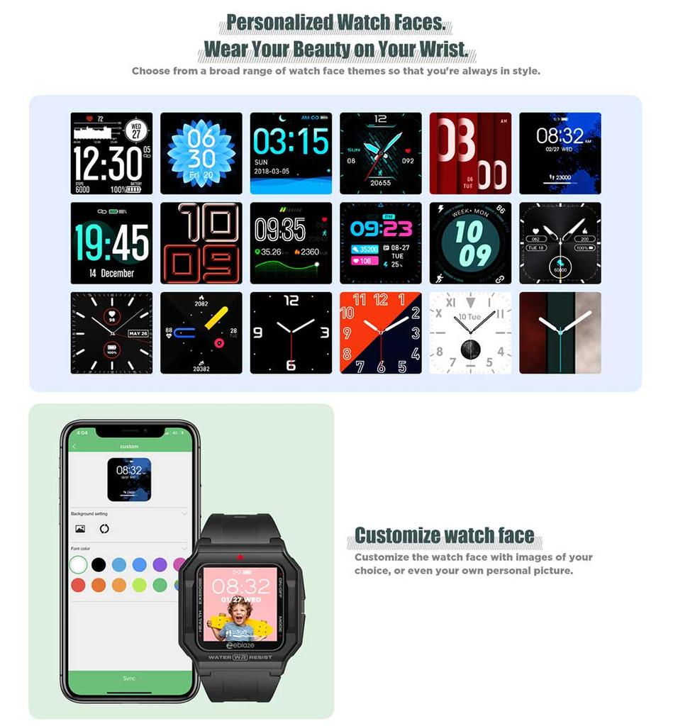 Zeblaze Ares 1.3'' HD Touch Bluetooth 5.0 Smart Watch Heart Rate Sleep  Monitor Waterproof Sport Tracking Watch For Android Ios. günstig kaufen —  Preis, kostenloser Versand, echte Bewertungen mit Fotos — Joom