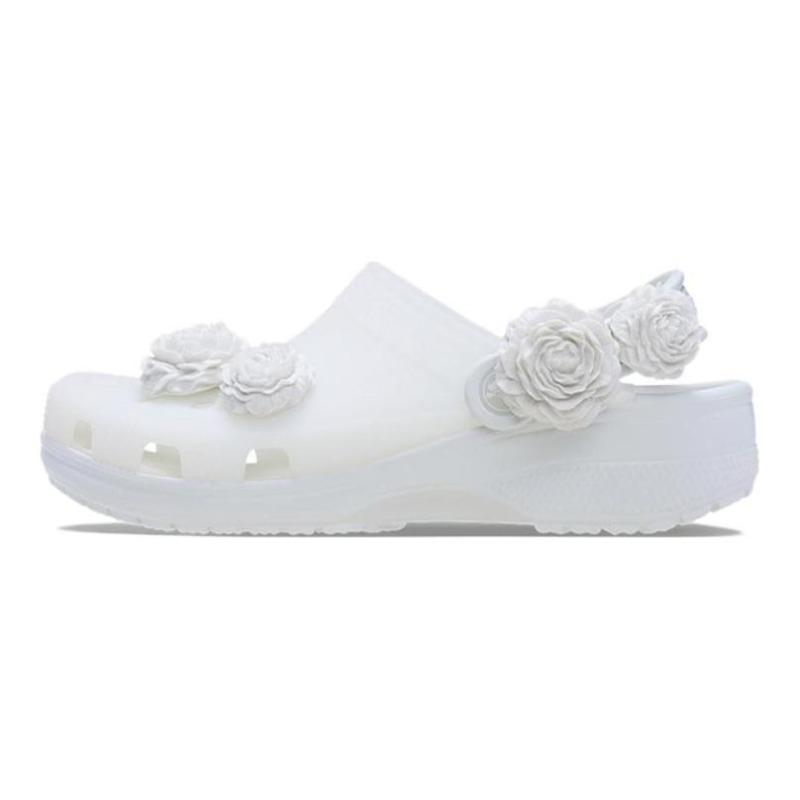 Crocs Fashion Elegant Outdoor Breathable Clogs Women White 211486-1NK