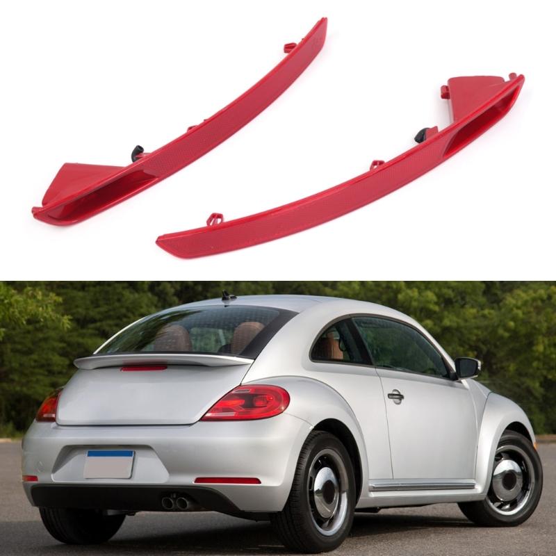 Car Rear Bumper Reflector Left/Right Bumper Trim 5C5945701B Reflector Light Cover for 5C 2012-2015